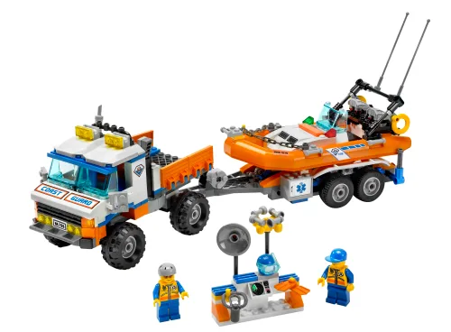 Dans le même style que le LEGO Camion des garde-côtes avec vedette rapide (7726-1) | Brick Broker