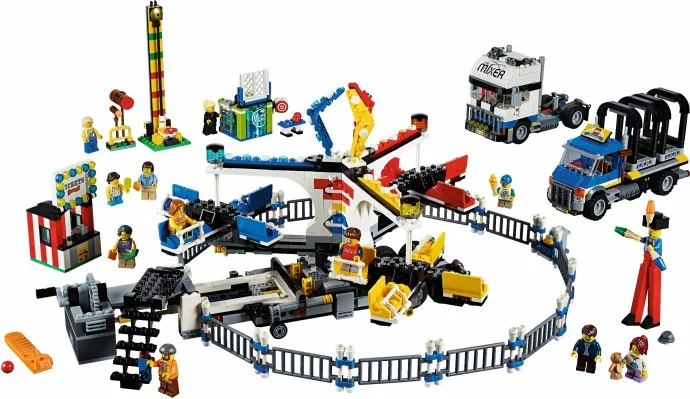 Dans le même style que le LEGO Le Grand Manège de la Fête Foraine (10244-1) | Brick Broker