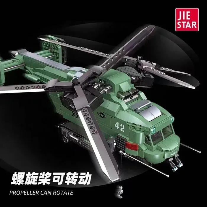 JIESTAR Hélicoptère à rotors jumelés (JS-58008) - prix | Brick Broker