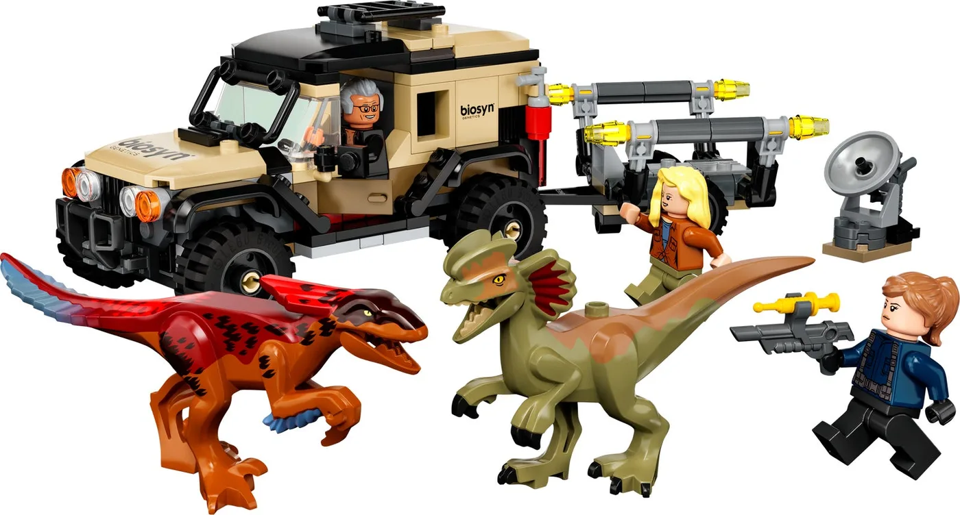 Dans le même style que le LEGO Transport du Pyroraptor et du Dilophosaure (76951-1) | Brick Broker