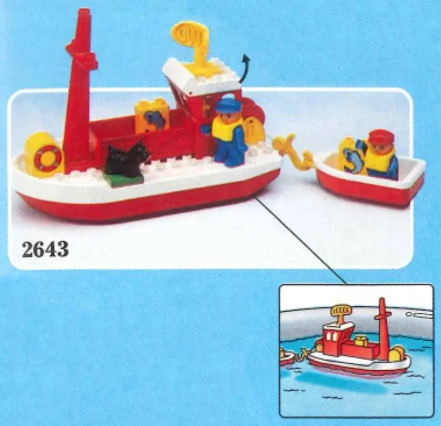 Dans le même style que le LEGO Bateau de pêche (2643-1) | Brick Broker