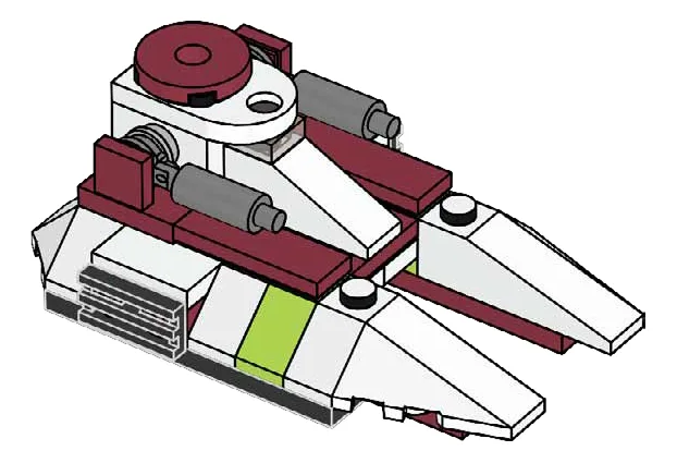 Dans le même style que le LEGO Char de Combat de la République (912313-1) | Brick Broker