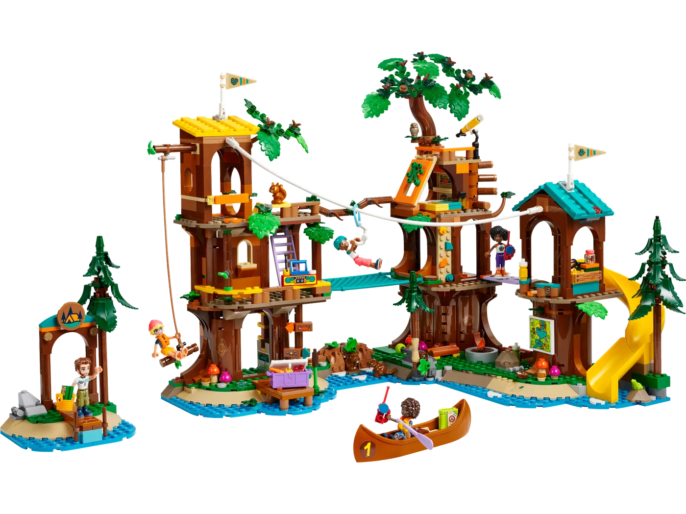 Dans le même style que le LEGO Cabane dans les arbres du camp d'aventure (42631-1) | Brick Broker