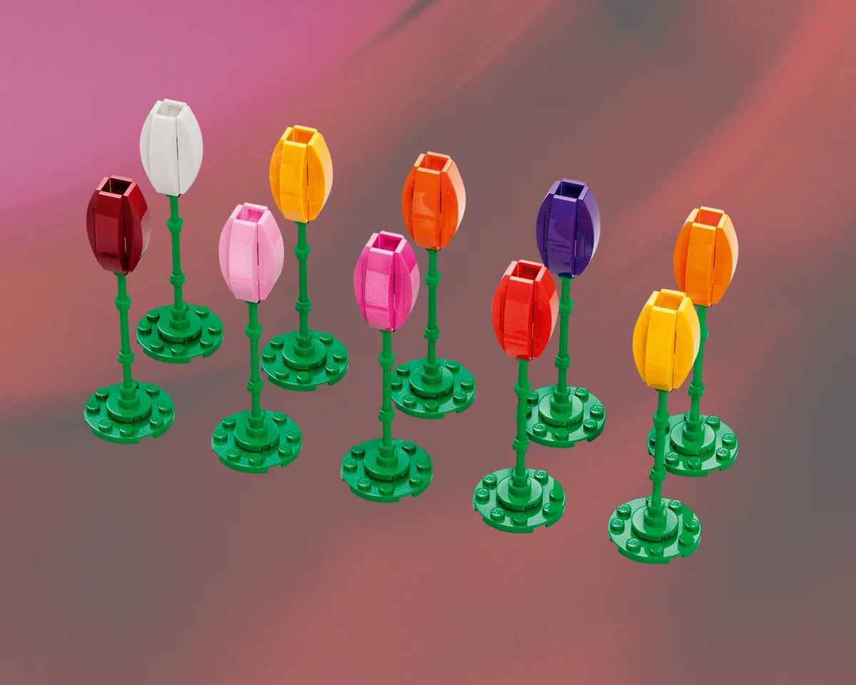 Dans le même style que le LEGO Tulipes (6614218-1) | Brick Broker