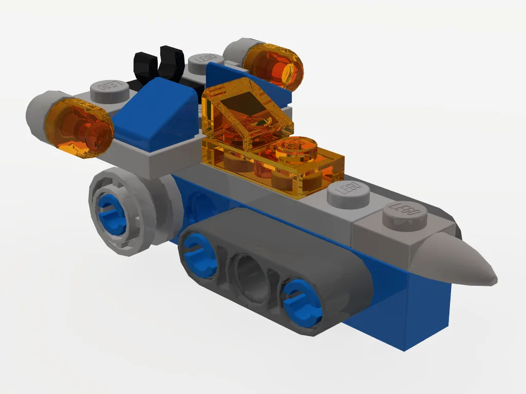 Dans le même style que le LEGO Lame Micro Rumble (TRURUMBLE-1) | Brick Broker
