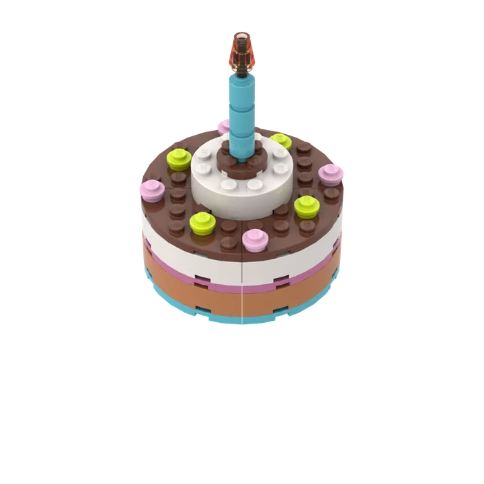 LEGO Gâteau d'anniversaire (BIRTHDAYCAKE-2) - prix | Brick Broker