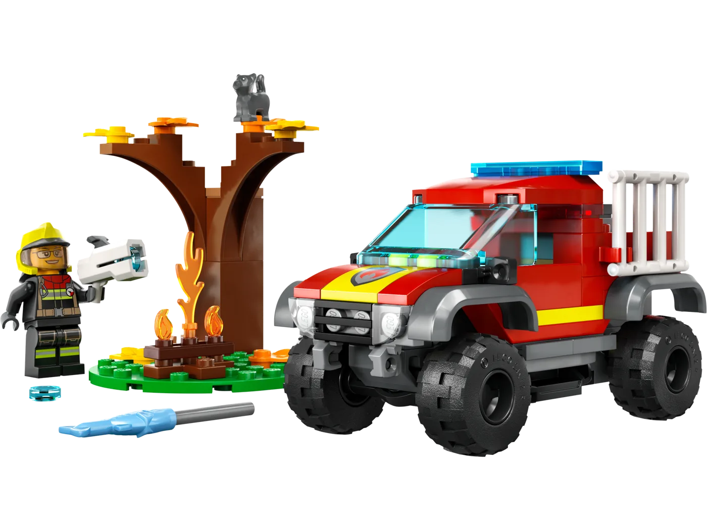 Dans le même style que le LEGO Sauvetage en tout-terrain des pompiers (60393-1) | Brick Broker