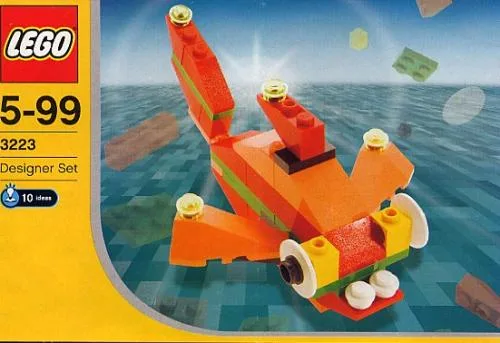Dans le même style que le LEGO Poisson orange (3223-1) | Brick Broker