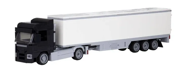 BlueBrixx Camion Augsbourg à 2 essieux avec caisse à 3 essieux noir (BB-102849) - prix | Brick Broker