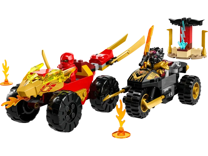 LEGO 71789 La bataille de la voiture et de la moto de Kai et Ras - prix | Brick Broker