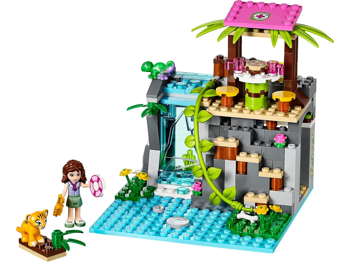 Dans le même style que le LEGO Le sauvetage des chutes de la jungle (41033-1) | Brick Broker