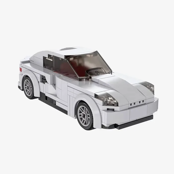 BlueBrixx Voiture de sport gris moderne (BB-109451) - prix | Brick Broker