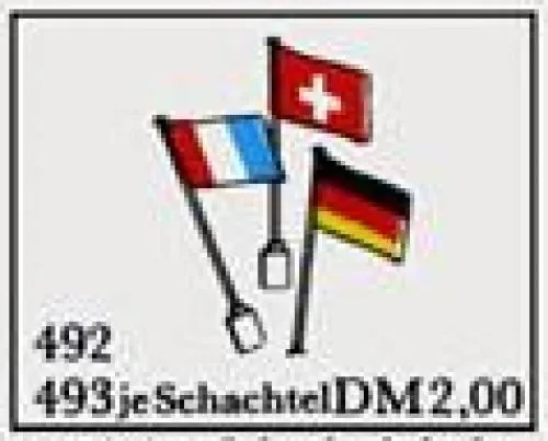LEGO 492 Drapeaux Nordiques et Américains - prix | Brick Broker