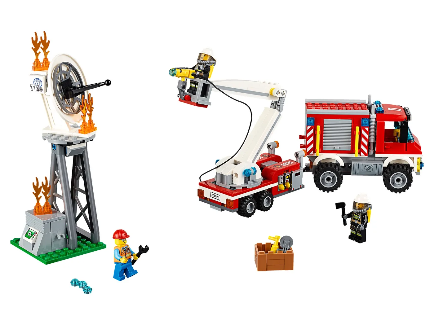 Dans le même style que le LEGO Camion de secours incendie (60111-1) | Brick Broker