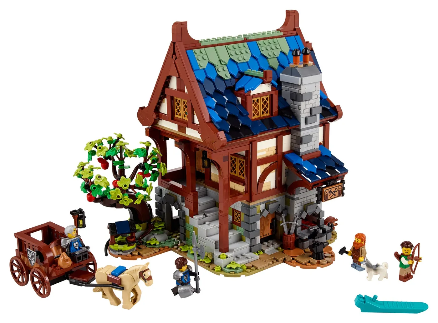 Dans le même style que le LEGO Forgeron Médiéval (21325-1) | Brick Broker