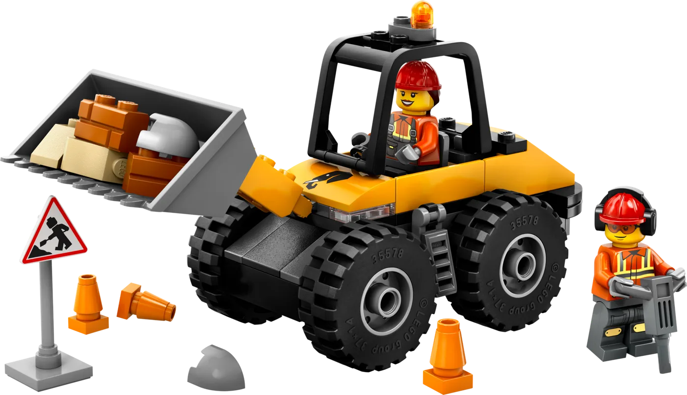 Dans le même style que le LEGO Chargeuse sur Pneus de Construction Jaune (60450-1) | Brick Broker