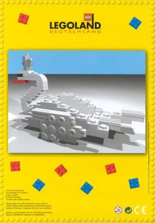 Dans le même style que le LEGO Cygne (Legoland Deutschland) (LLSWAN-1) | Brick Broker
