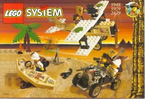 LEGO 5909 Jeu de chasse au trésor avec conteneur de stockage de momie - prix | Brick Broker