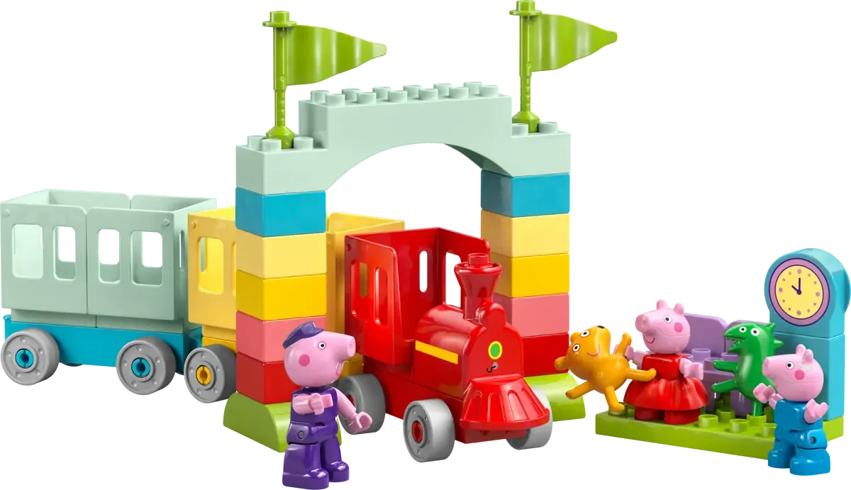 Dans le même style que le LEGO Voyage en train avec Papi Pig (10466-1) | Brick Broker