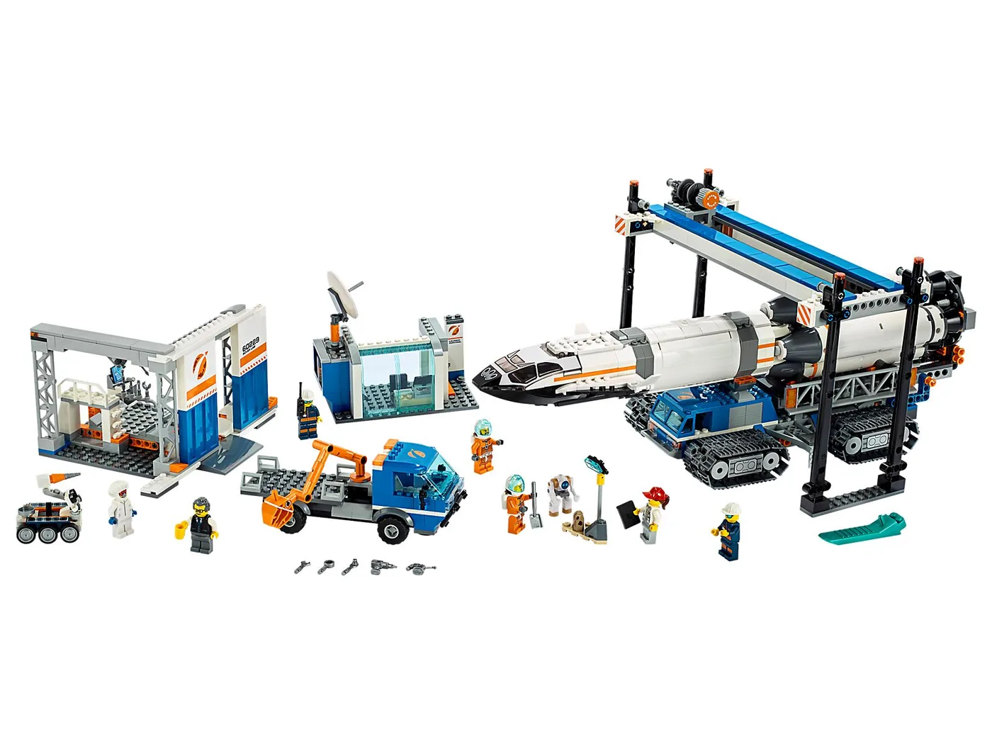 Dans le même style que le LEGO Assemblage et transport de fusée (60229-1) | Brick Broker