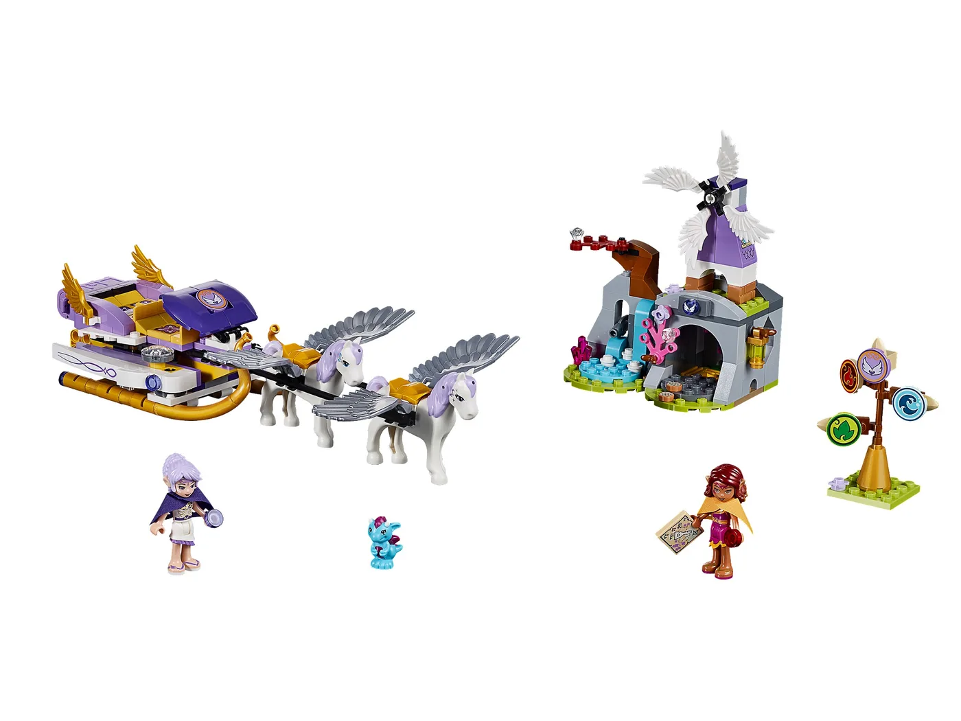 Dans le même style que le LEGO Traineau Pégase d'Aira (41077-1) | Brick Broker