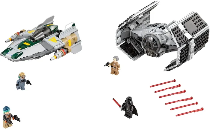 LEGO 75150 Le TIE Advanced de Dark Vador contre l'A-Wing Starfighter - prix | Brick Broker