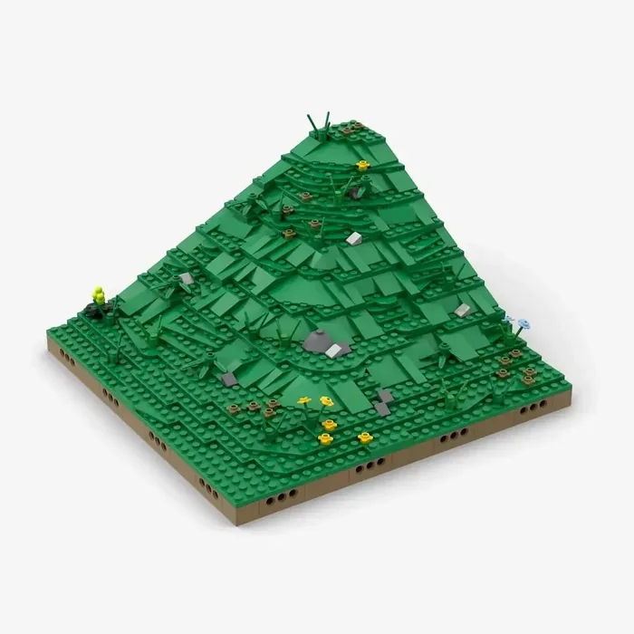 BlueBrixx Système de paysage modulaire - coin de pente de prairie (BB-108804) - prix | Brick Broker