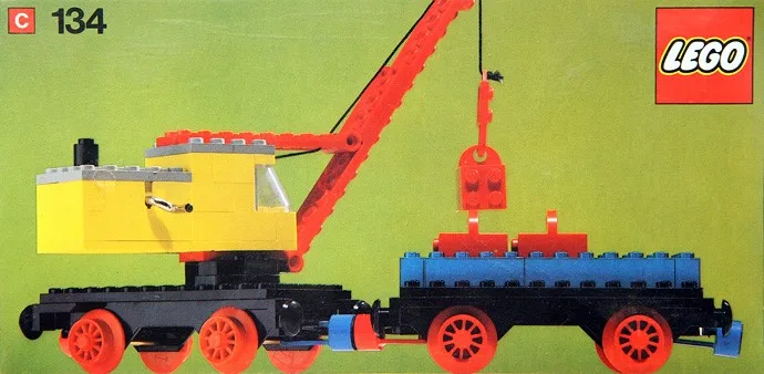 Dans le même style que le LEGO Grue mobile et wagon (134-1) | Brick Broker