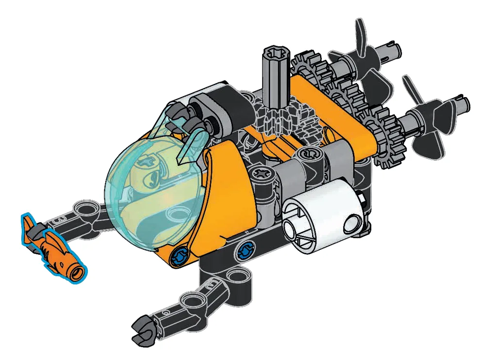 Dans le même style que le LEGO Sous-marin (L0002290-1) | Brick Broker