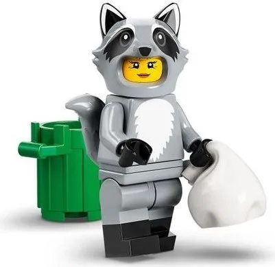 Dans le même style que le LEGO Fan en costume de raton laveur (71032-10) | Brick Broker