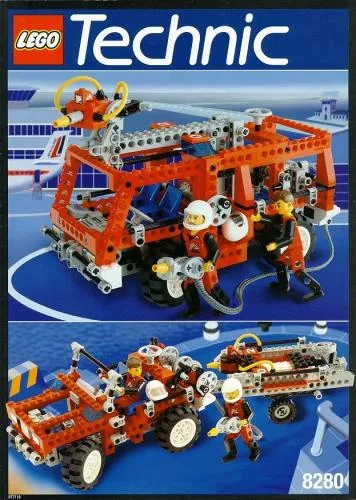 Dans le même style que le LEGO Camion de pompiers / Unité de réponse aux incendies (8280-1) | Brick Broker