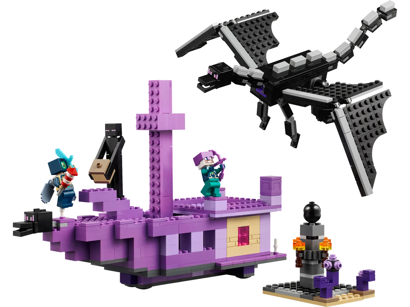Dans le même style que le LEGO Le Dragon de l'Ender et le Vaisseau de l'End (21264-1) | Brick Broker
