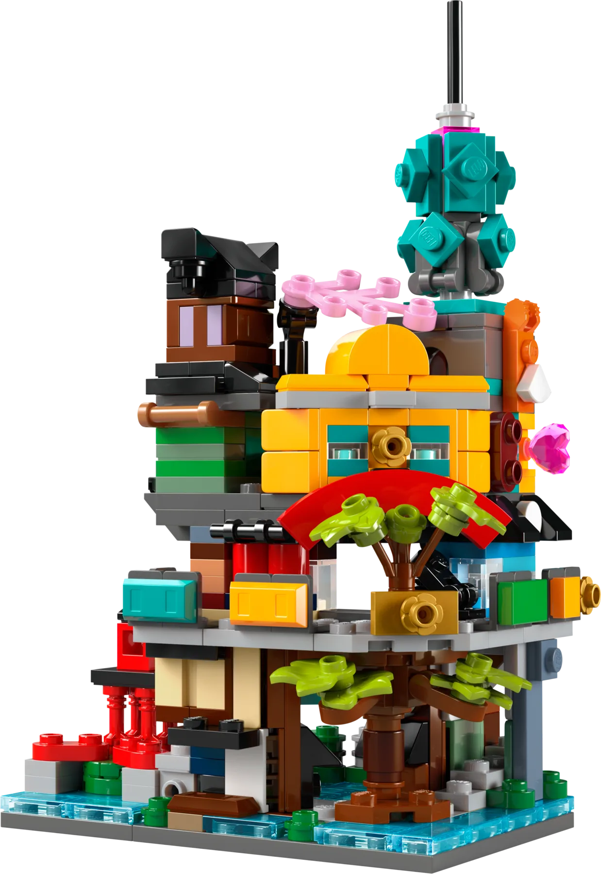 Dans le même style que le LEGO Les jardins de NINJAGO City miniatures (40705-1) | Brick Broker