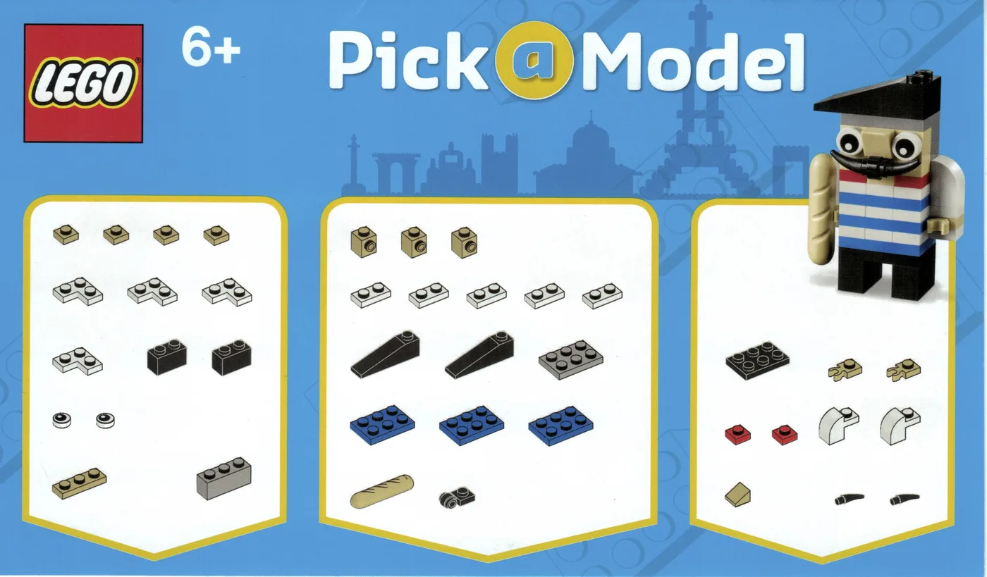 Dans le même style que le LEGO Monsieur Parisien (3850065-1) | Brick Broker