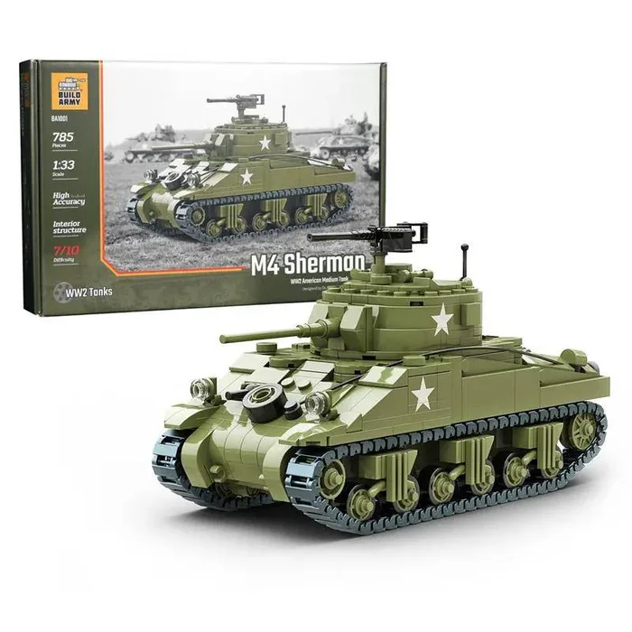 Buildarmy M4 Sherman (BUILDARMY-BA1001) - prix | Brick Broker