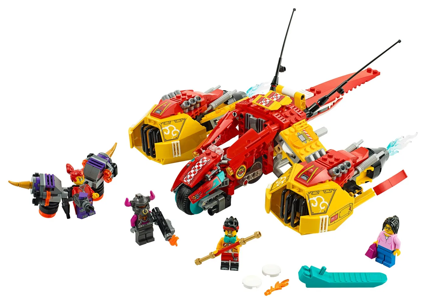 Dans le même style que le LEGO Le Jet des Nuages de Monkie Kid (80008-1) | Brick Broker