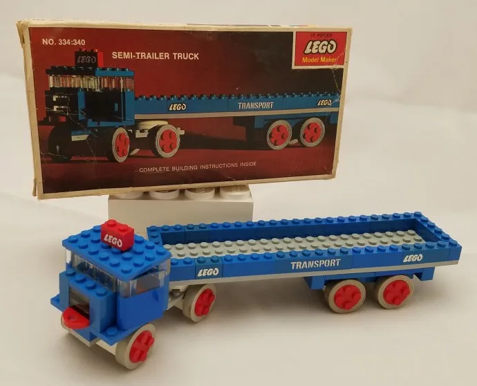 Dans le même style que le LEGO Camion semi-remorque (334-2) | Brick Broker