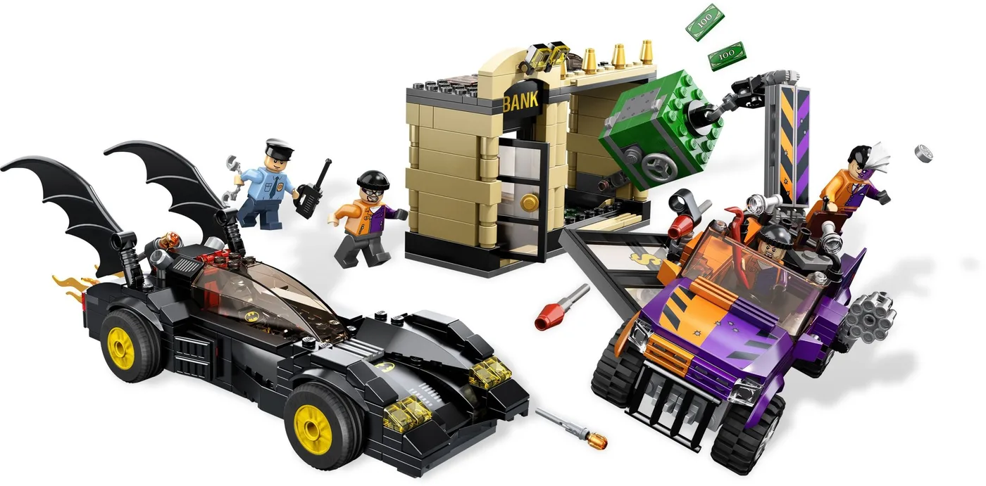 Dans le même style que le LEGO Batmobile et la course-poursuite de Double-Face (6864-1) | Brick Broker