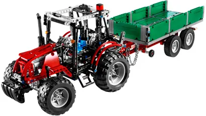 Dans le même style que le LEGO Tracteur avec remorque (8063-1) | Brick Broker