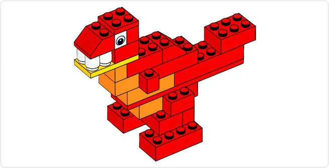 Dans le même style que le LEGO Construction mensuelle de janvier - Dinosaure (DINOSAUR-1) | Brick Broker