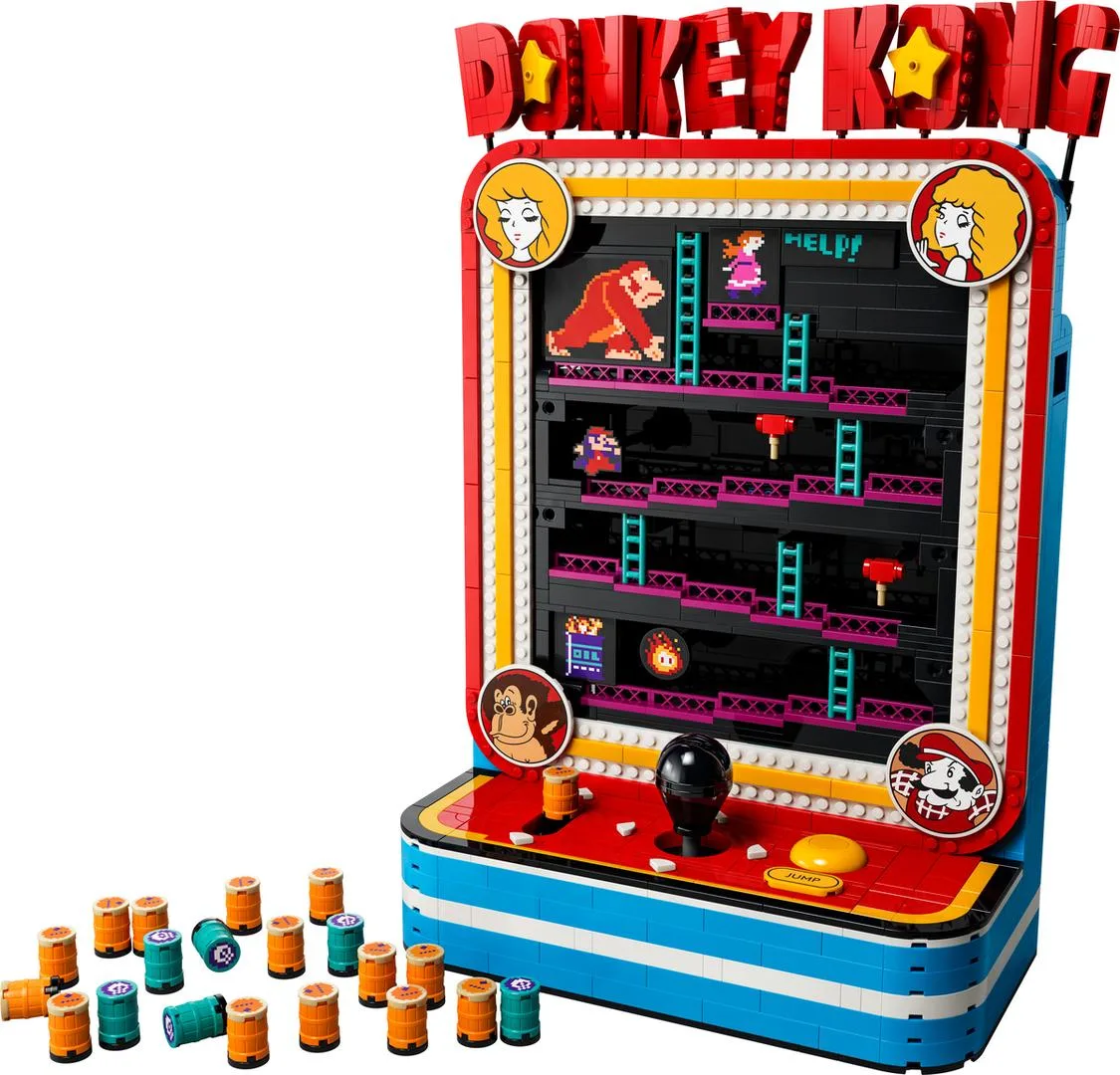 Dans le même style que le LEGO Machine d'arcade Donkey Kong avec inventaire (72051-1) | Brick Broker