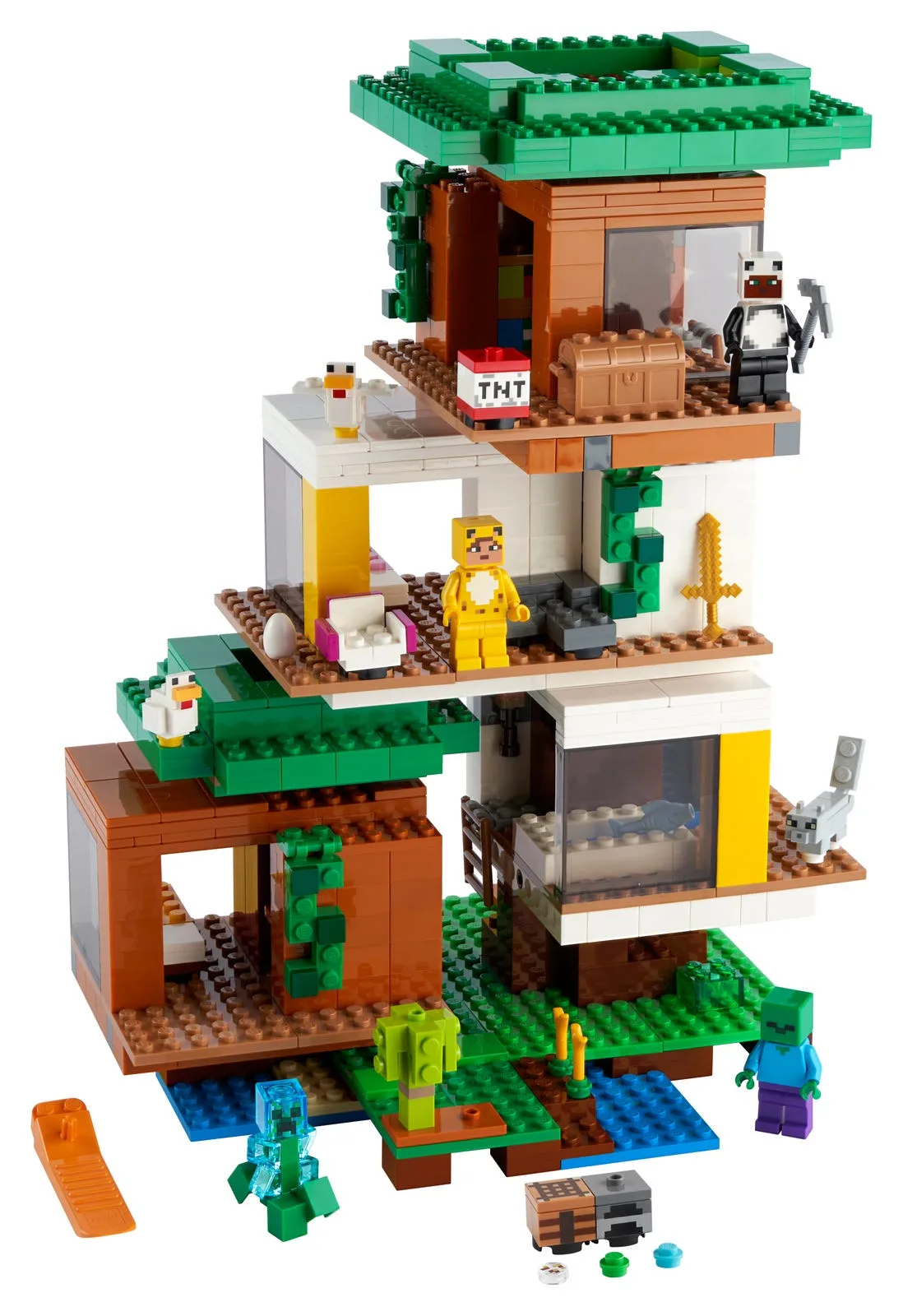 Dans le même style que le LEGO La Cabane Moderne dans l'Arbre (21174-1) | Brick Broker