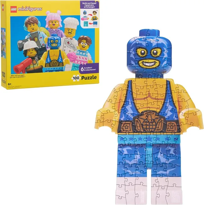 LEGO 51366 Minifigures 100-Piece Blind Puzzle Set 6-Pack - prix | Brick Broker