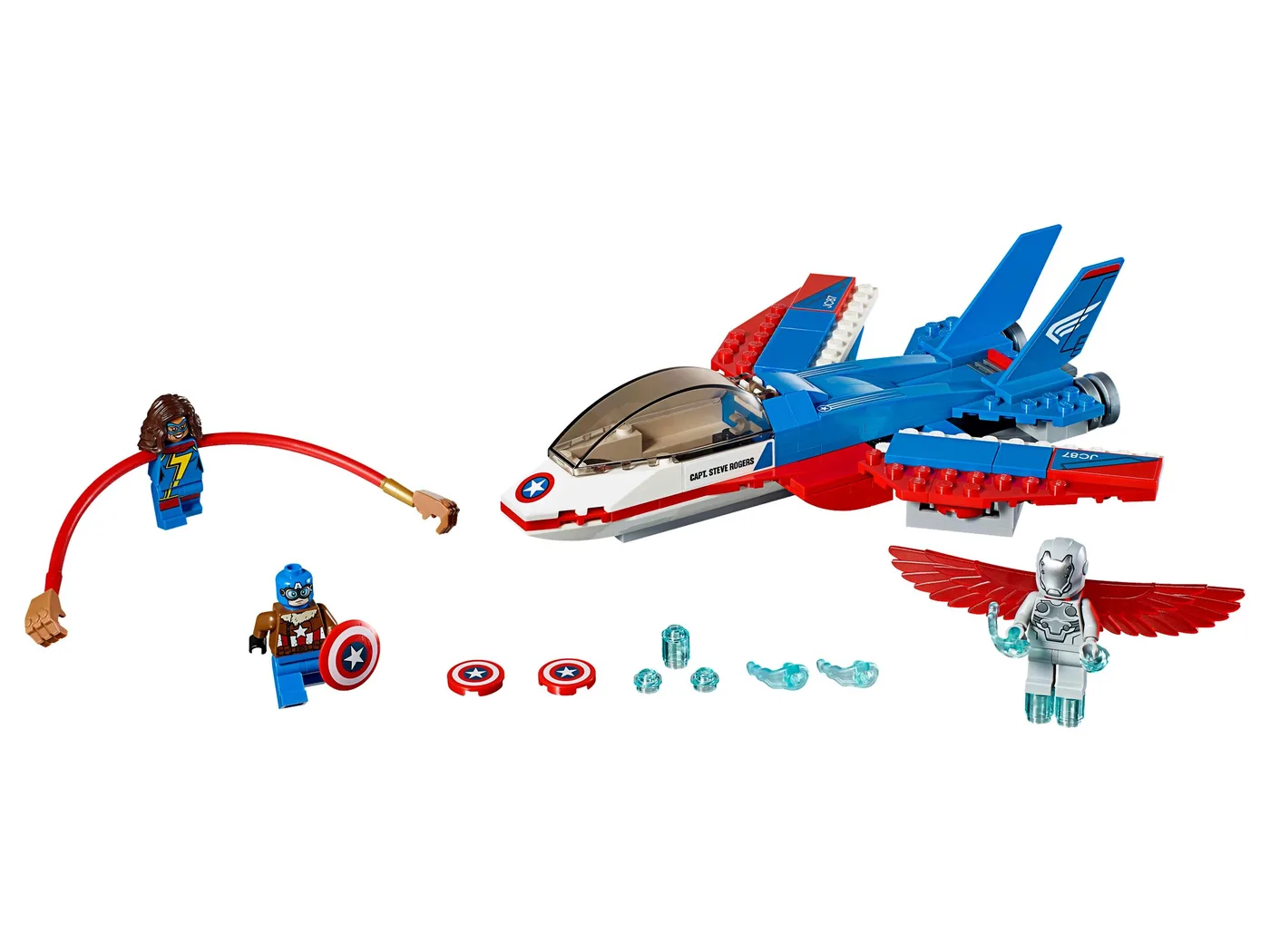 Dans le même style que le LEGO Captain America Jet Poursuite (76076-1) | Brick Broker