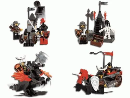 Dans le même style que le LEGO Série Chrome Royaume des Chevaliers (ensemble complet) (kkchrome-1) | Brick Broker