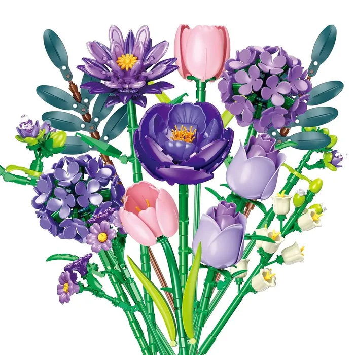 JIESTAR Le Bouquet Violet (JS-JJ9258) - prix | Brick Broker