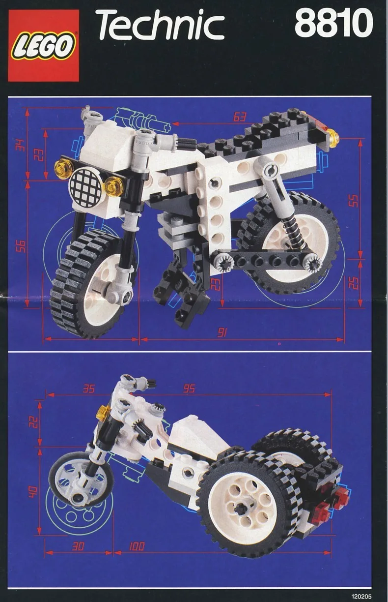 Dans le même style que le LEGO Café Racer (8810-1) | Brick Broker