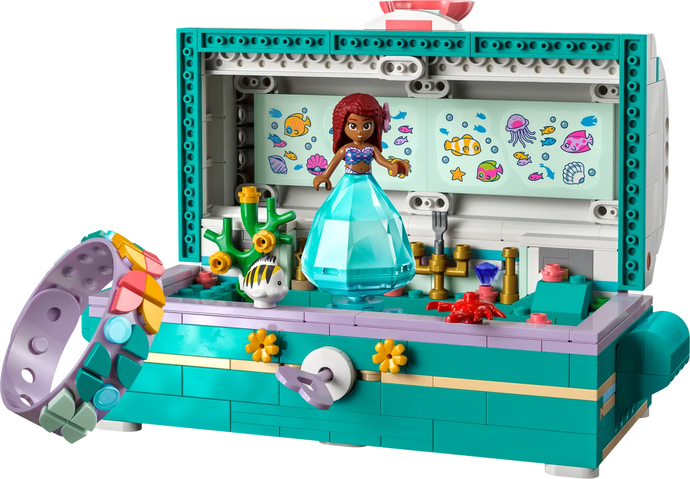 Dans le même style que le LEGO Le Coffre au trésor d'Ariel (43229-1) | Brick Broker
