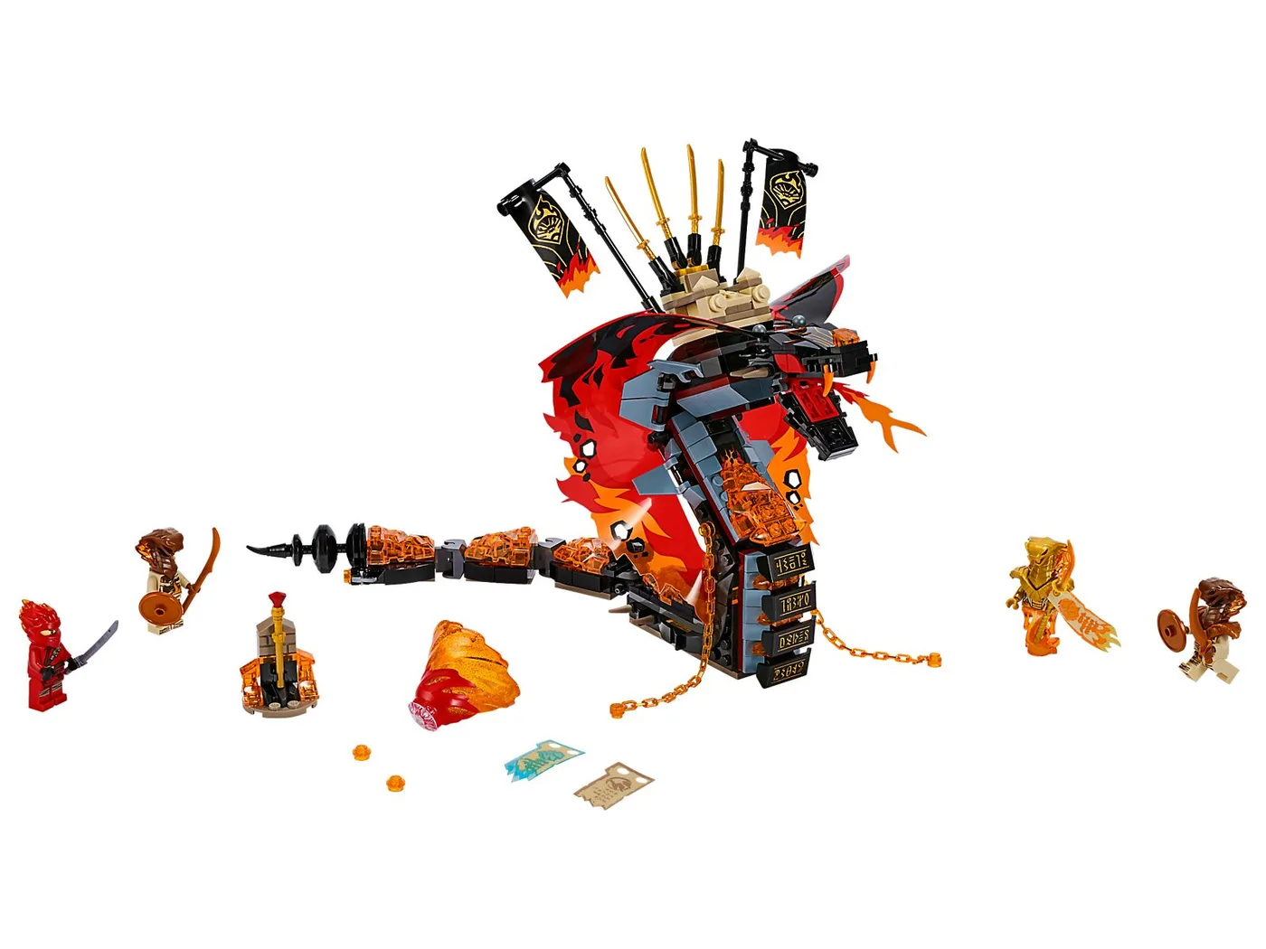 Dans le même style que le LEGO Croc de feu (70674-1) | Brick Broker