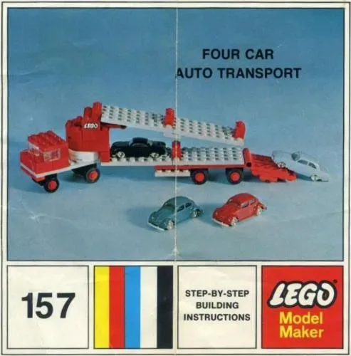 LEGO 157 Transport de Voitures à Quatre Wagons - prix | Brick Broker